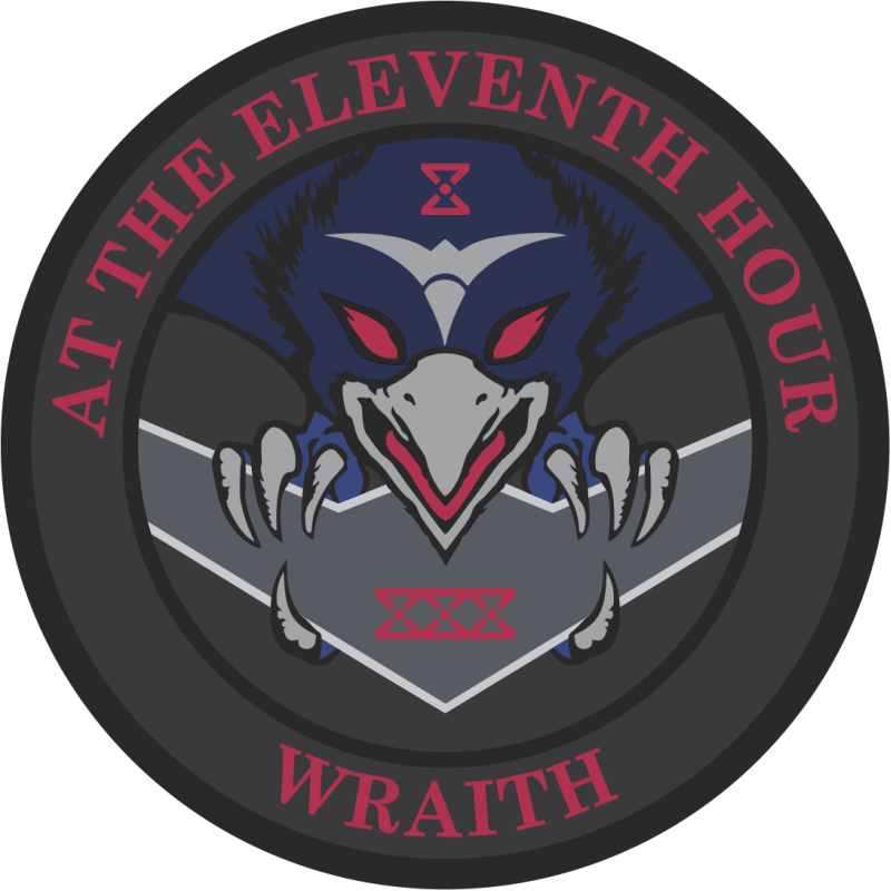 30 RS At The Eleventh Hour Wraith PVC Patch