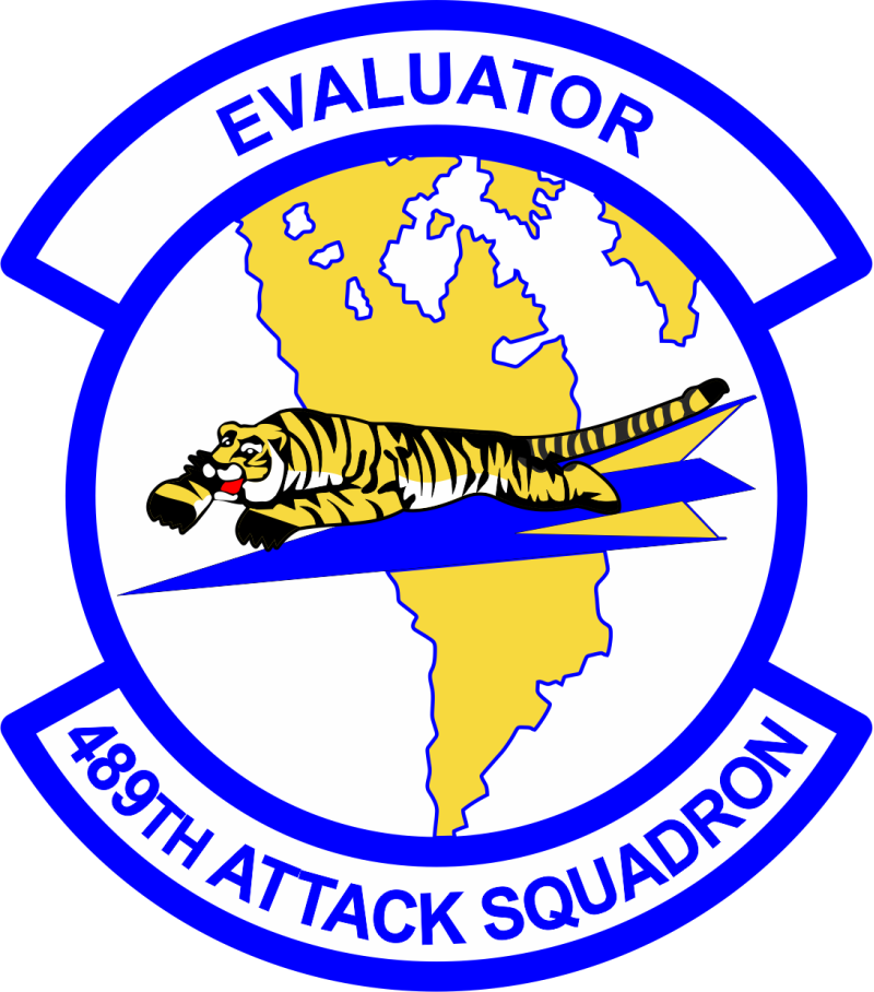 489 ATKS Tiger on Airplane Patch - Evaluator