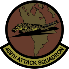 Image for 489 ATKS Tiger on Airplane Patch OCP