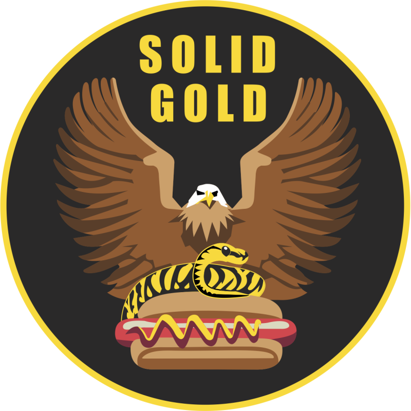 22 ATKS Solid Gold PVC Patch