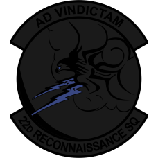 Image for 22 ATKS 22D Reconnaissance SQ Black-Out Patch