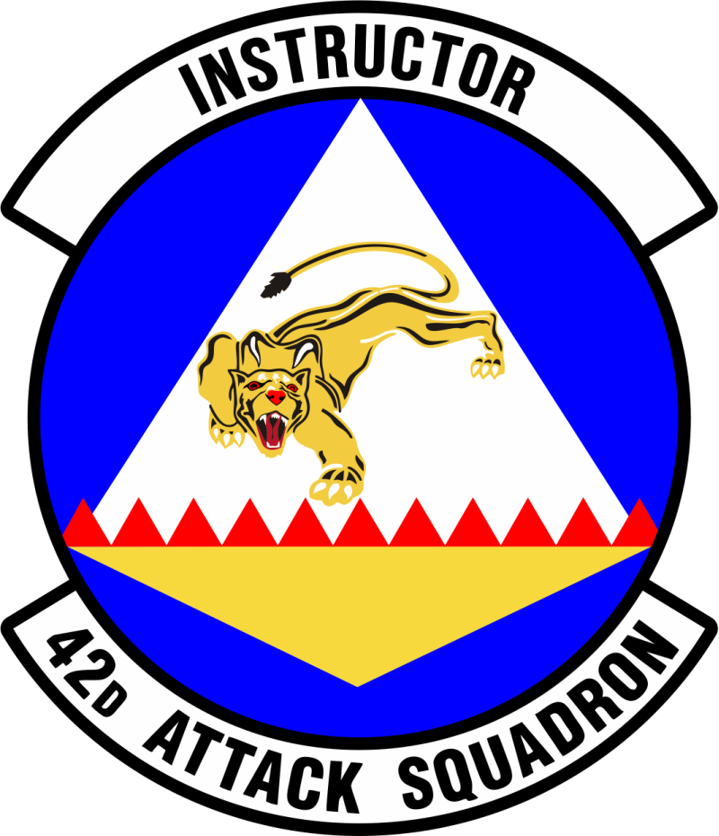 42 ATKS Instructor Full Color Squadron Patch