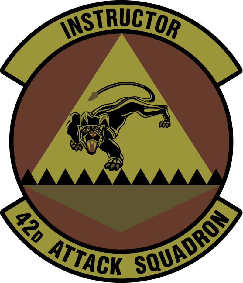 42 ATKS Instructor OCP Squadron Patch