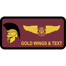 Image for 867 ATKS Maroon Spartan Name Tag