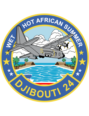 Image for 94 OSS Djibouti 24 Gray C-130 Patch