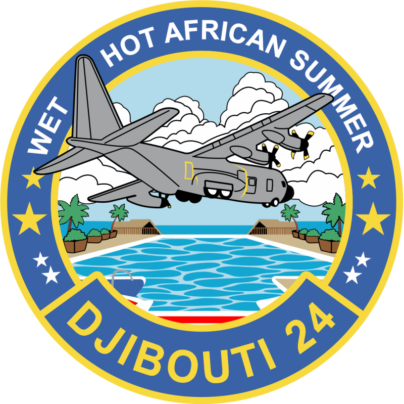 94 OSS Djibouti 24 Gray C-130 Patch