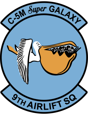 Image for 9 AS C-5M Super Galaxy Lt Blue Patch