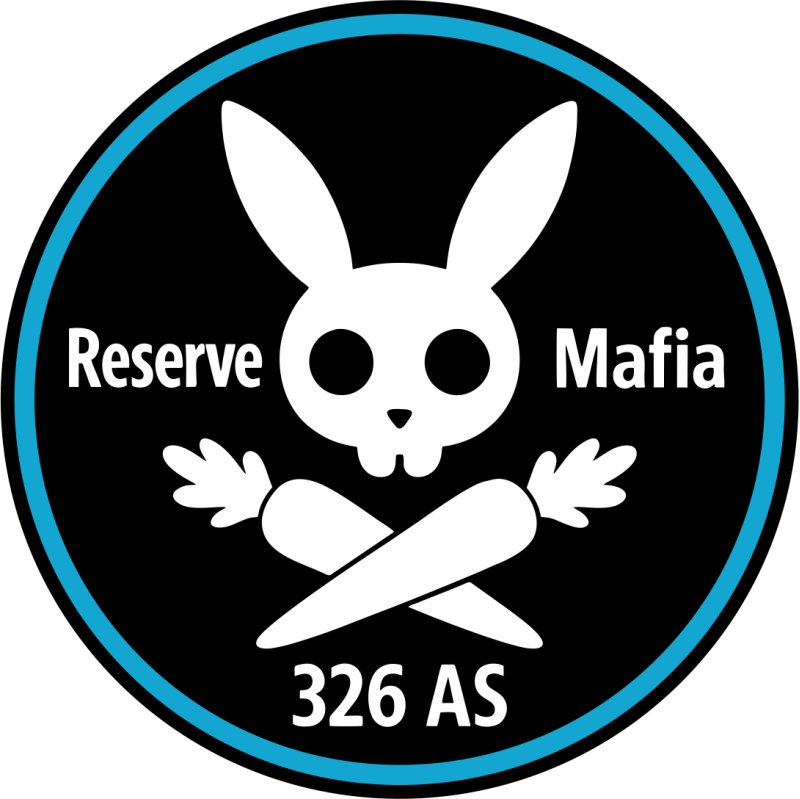 326 AS Reserve Mafia Black/Blue/White Patch
