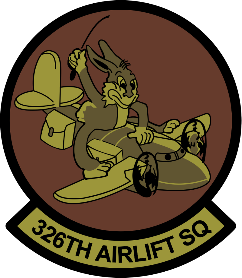 326 AS Bunny Flying Aircraft OCP Patch