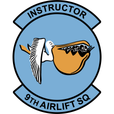 Image for 9 AS Full-Color Instructor Flying RIGHT Patch