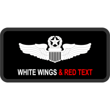 Image for Standard Black on Black border Name Tag