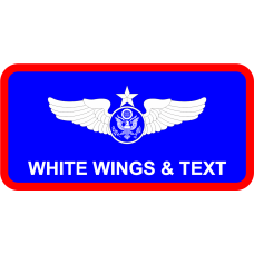 Image for 418 FLTS Various Aircraft Blue Name Tag