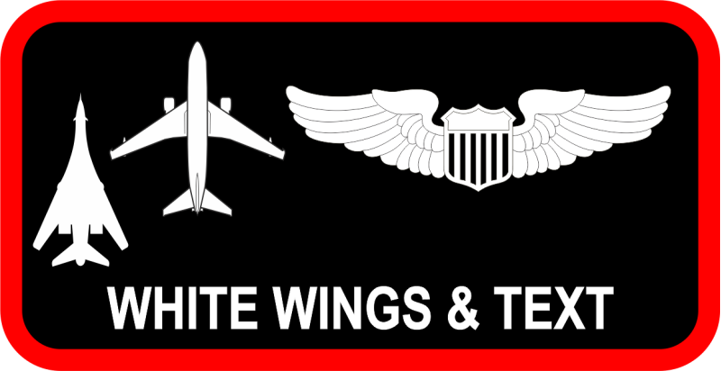 418 FLTS Various Aircraft Name Tag