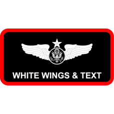 Image for 418 FLTS Various Aircraft Black Name Tag