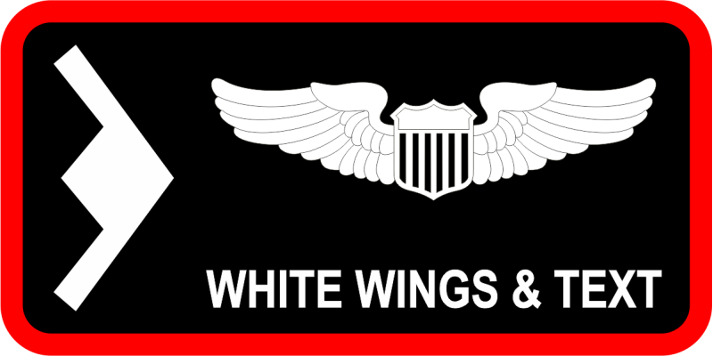 420 FLTS B-21 Aircraft Name Tag