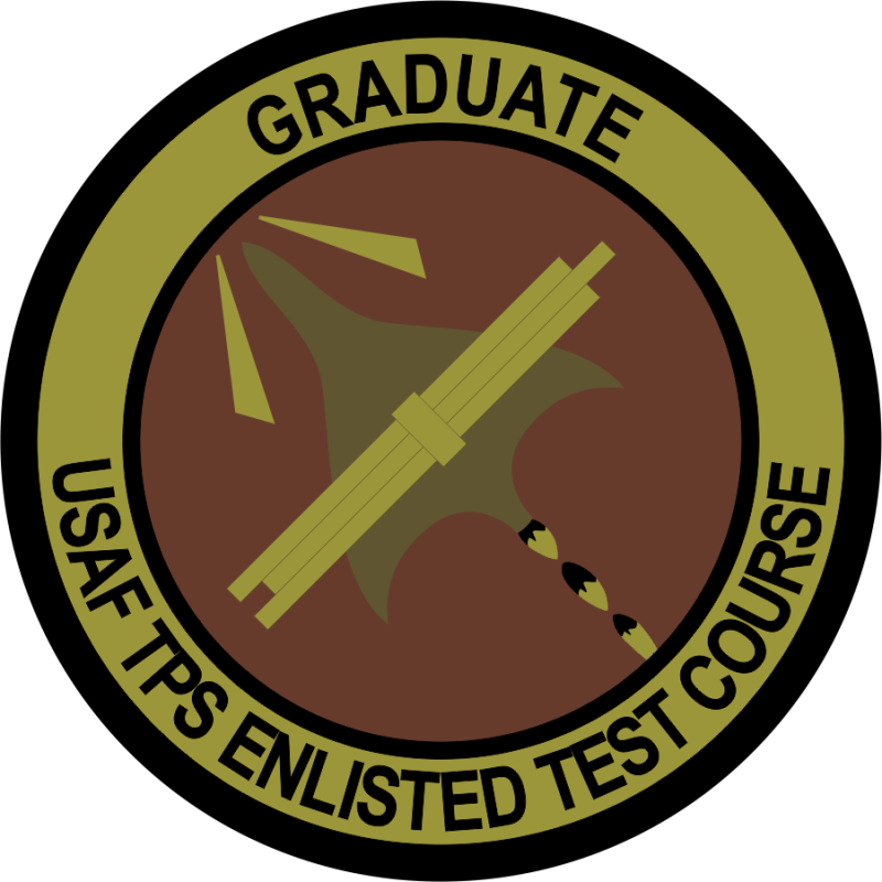 418 FLTS Graduate Enlisted Test OCP Patch