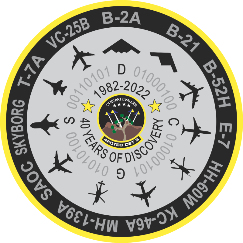  AFOTEC Det 5 Pizza PVC Patch 2021