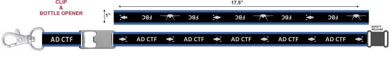 411 FLTS AD CTF Lanyard