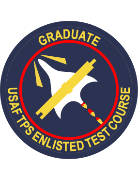 Image for Graduate USAF TPS Enlisted Test Course PVC 3.5"