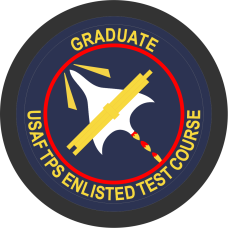 Image for Instructor  USAF TPS Enlisted Test Course Full Color Patch 3.5" PU
