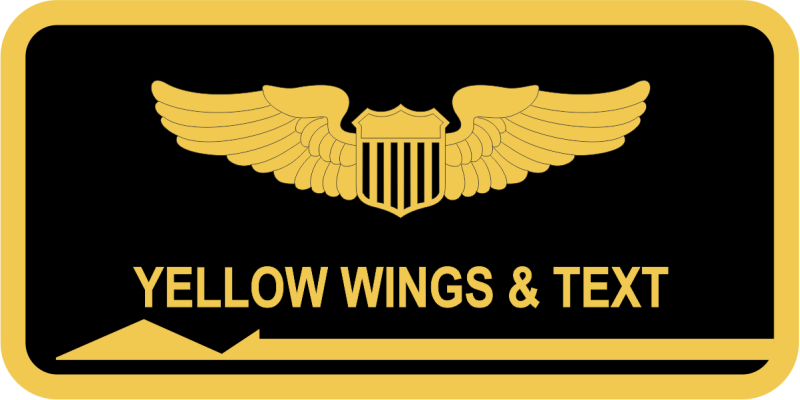 TPS Breguet Plane Name Tag