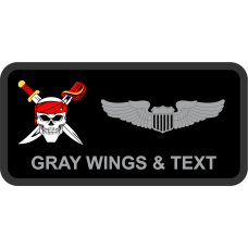 Image for 350 SWG Det 1 Skull Logo Name Tag