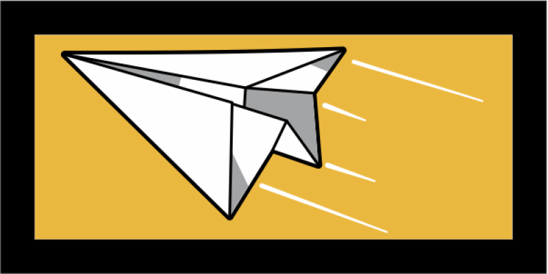 168 ARS Paper Airplane Pocket Tab