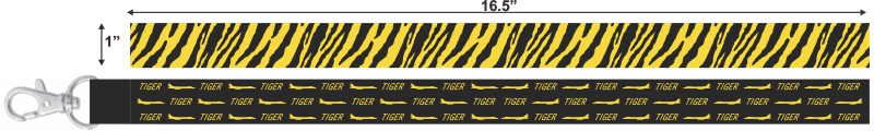 37 BS Tiger Stripe Lanyard