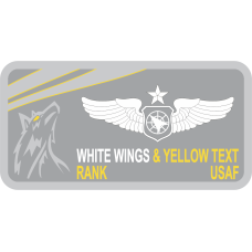 Image for 3 OSS Aurora/Wolf Two Lines of Text Name Tag 2023