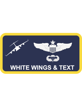 Image for Alaskan Command C-17 Aircraft Name Tag