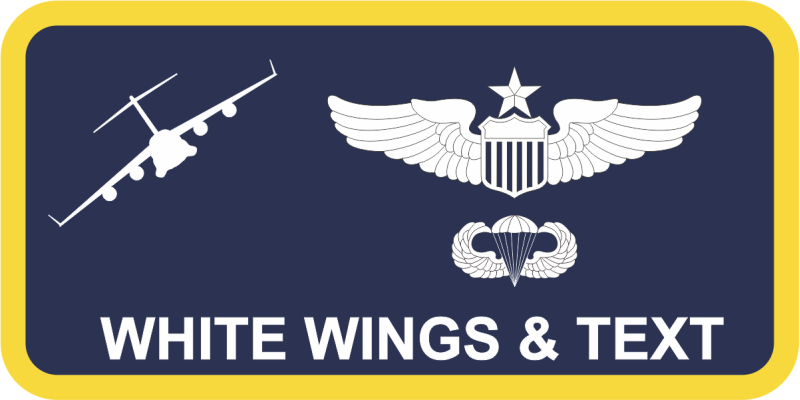 Alaskan Command C-17 Aircraft Name Tag 