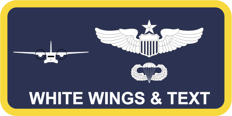 Alaskan Command CN-235 Aircraft Name Tag 