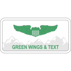 Image for 962 AACS White with MTNS Name Tag