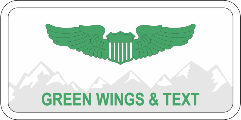 962 AACS White with MTNS Name Tag