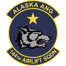 Image for 144 AS Alaska ANG Navy Patch