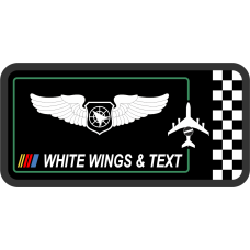 Image for 962 AACS NASCAR Themed Name Tag