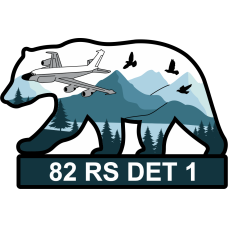 Image for 82 RS Det 1 Bear with RC-135 Aircraft Full Color Patch