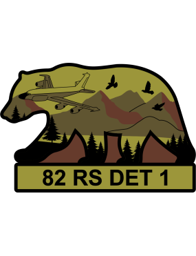 Image for 82 RS Det 1 Bear with RC-135 Aircraft OCP Patch