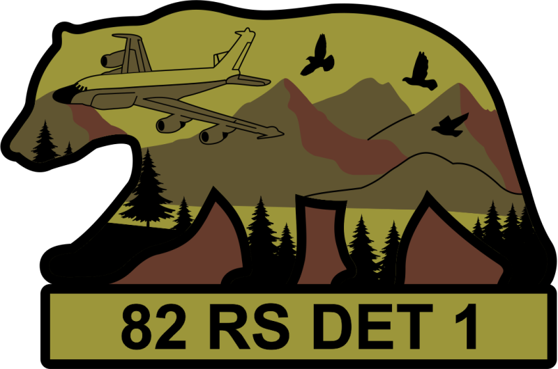 82 RS Det 1 Bear with RC-135 Aircraft OCP Patch