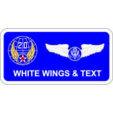 Image for 20 AF Blue Name Tag