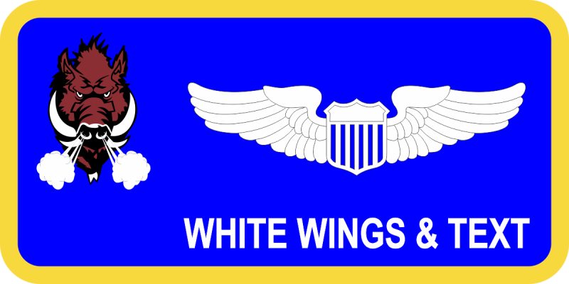 582 HG Hog Name Tag 