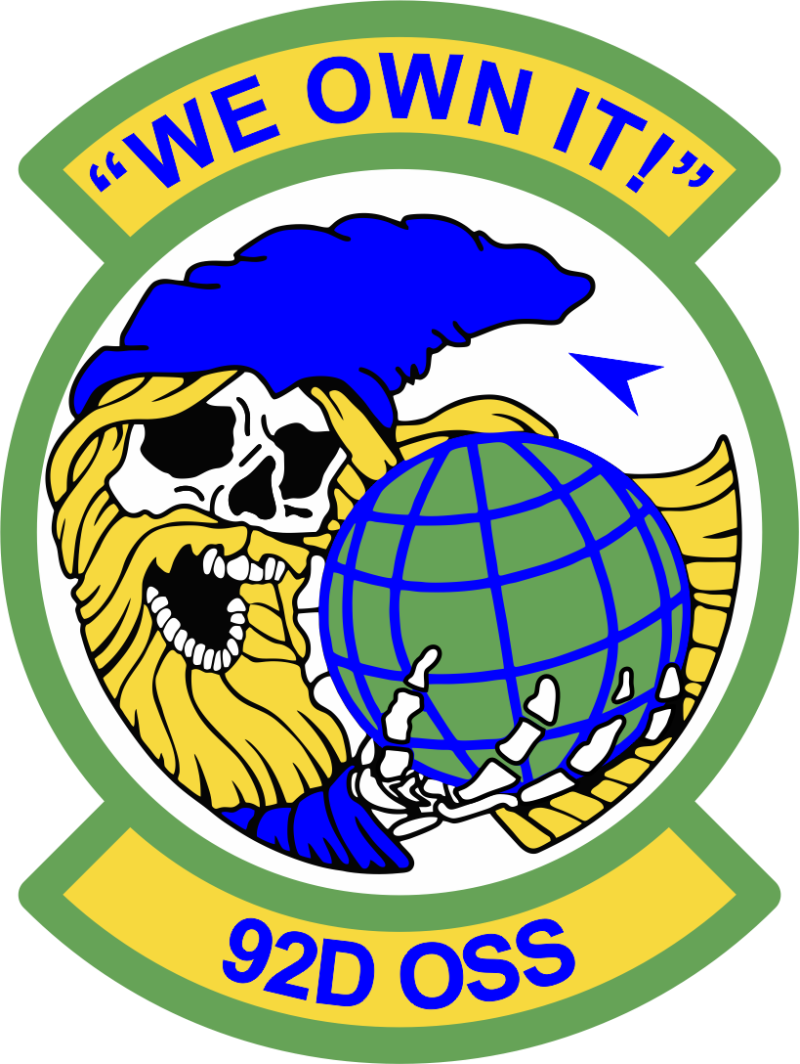 92 OSS Reaper Holding Globe Patch