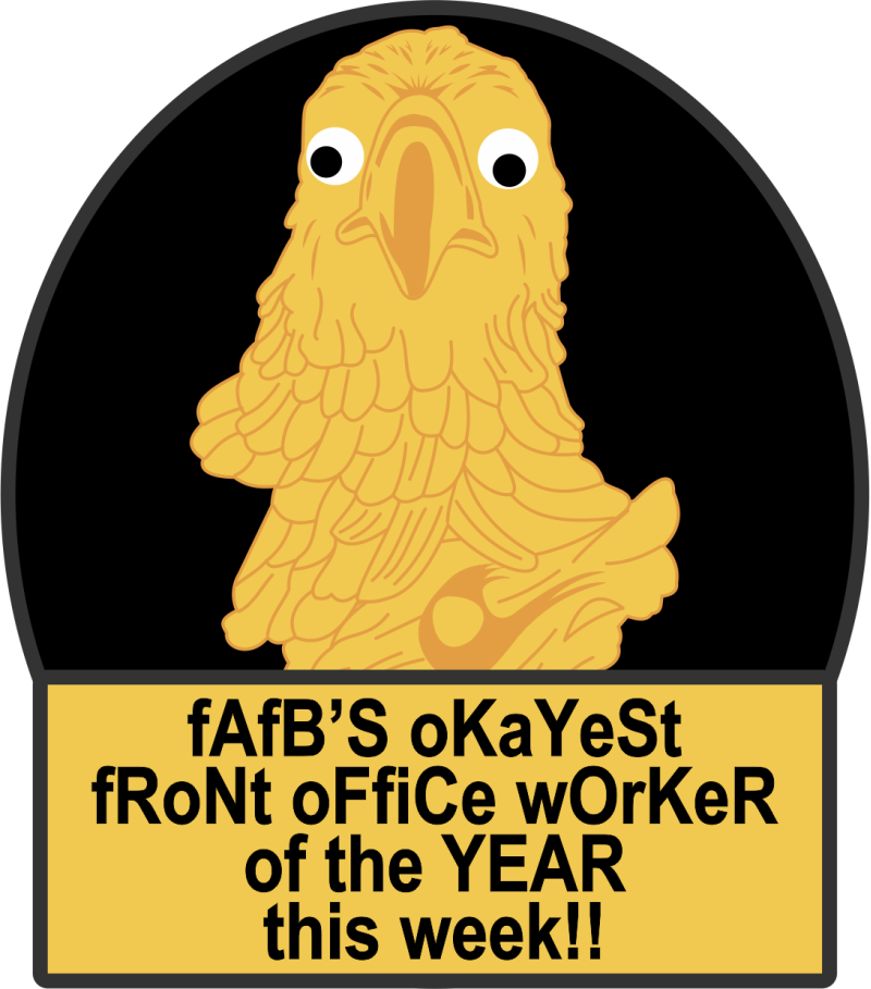 92 ARW Front Office Worker Patch