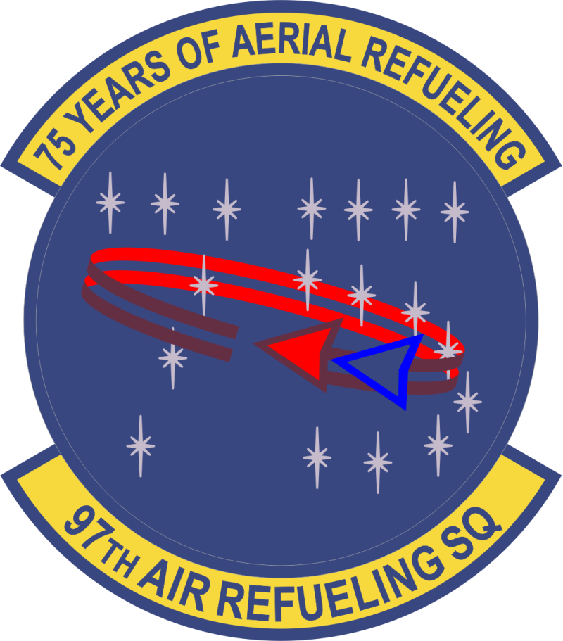 97 ARS 75 Years Of Aerial Refueling Patch
