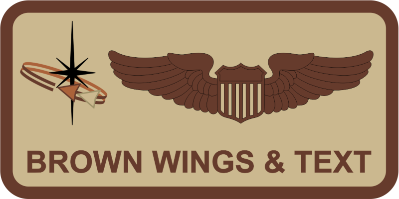 97 ARS Desert Name Tag