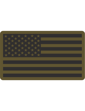 Image for American Flag Subdued Patch 3.5"