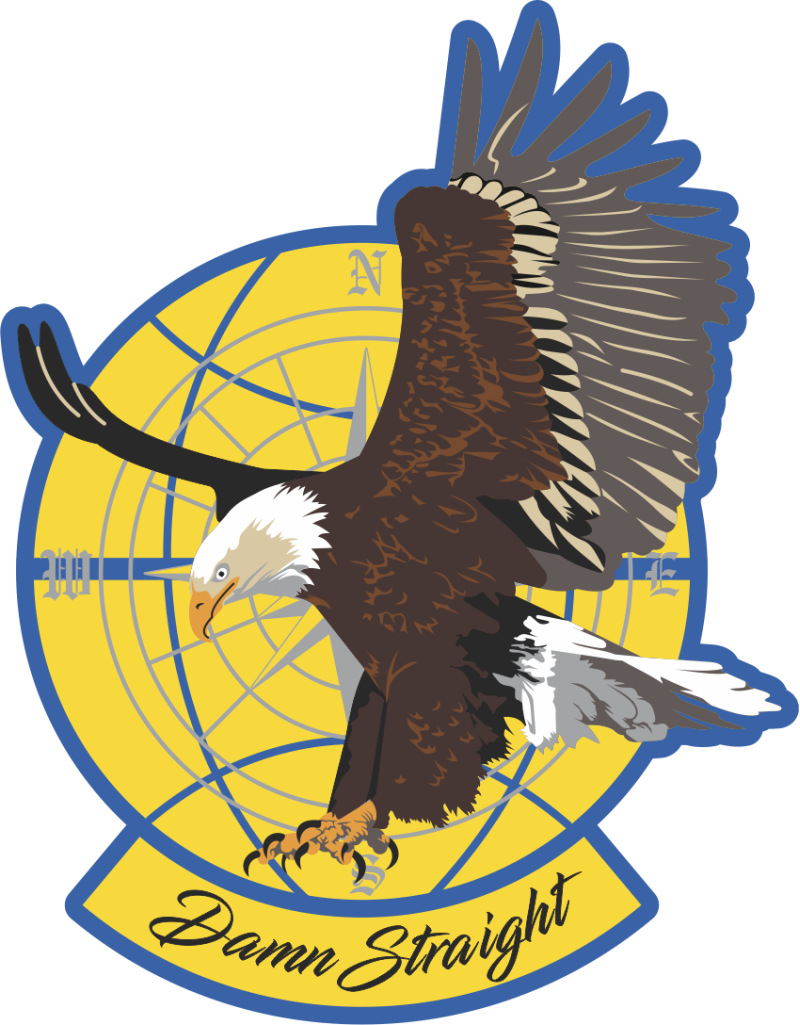 728 AMS Damn Straight PVC Patch