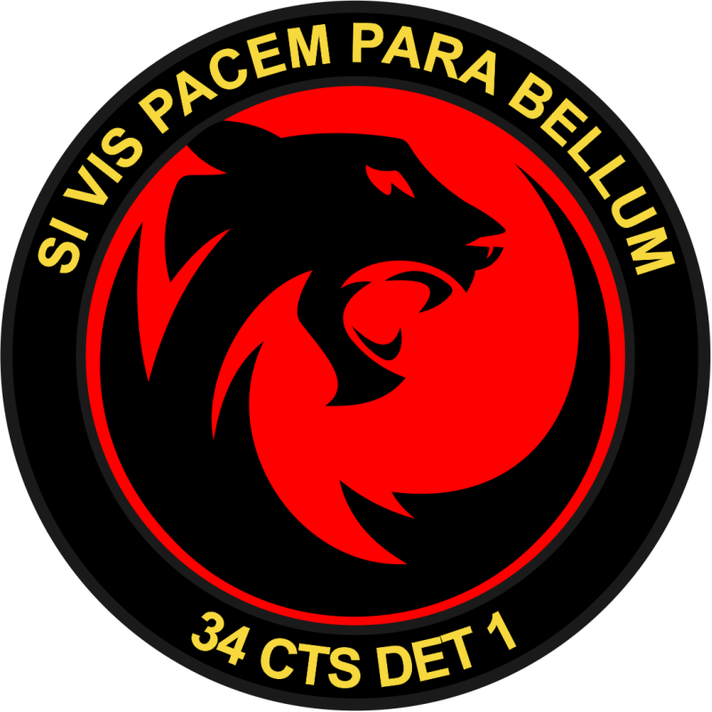 34 CTS Det 1 Full Color Patch