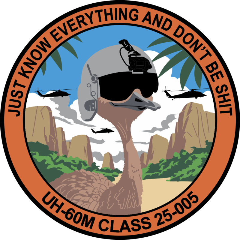 1-145 Aviation Regiment UH-60M Class 25-005 Patch