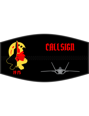 Image for 19 FS Visor Cover, Hickam AFB
